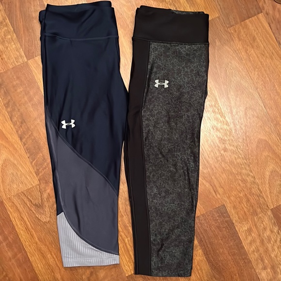 Under Armour Pants - 2 EUC under armor compression/heat gear capris